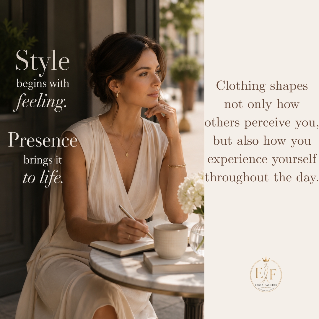 Choosing an outfit with emotional intention — dressing for how you want to feel